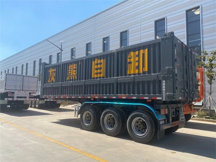 3 Axle Dump Semi Trailer