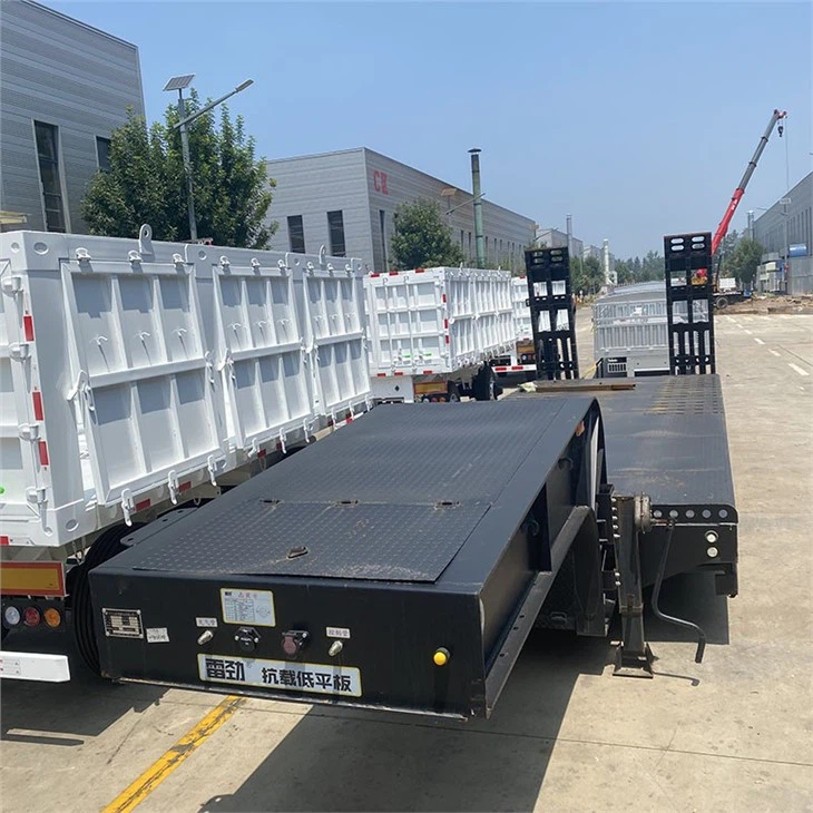 Lowbed Truck Semi Trailer