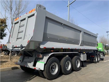 U 모양 덤프 트레일러