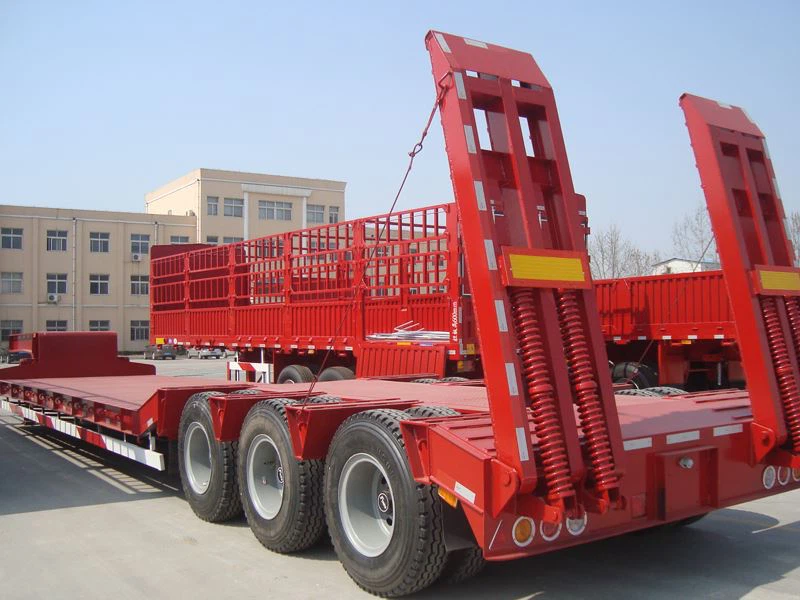 매물 100톤 로우 베드 트레일러